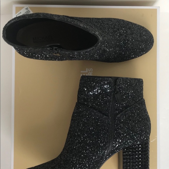 Micheal Kors Arabella Glitter Ankle Boot - Picture 6 of 11